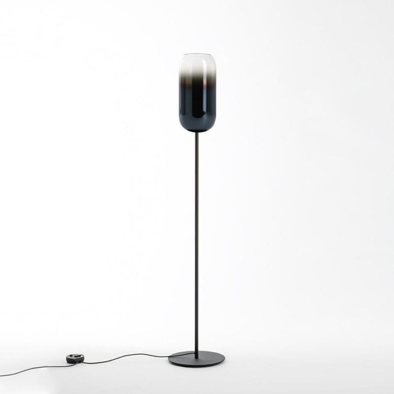 Artemide GOPLE F black structure - sapphire blue diffuser