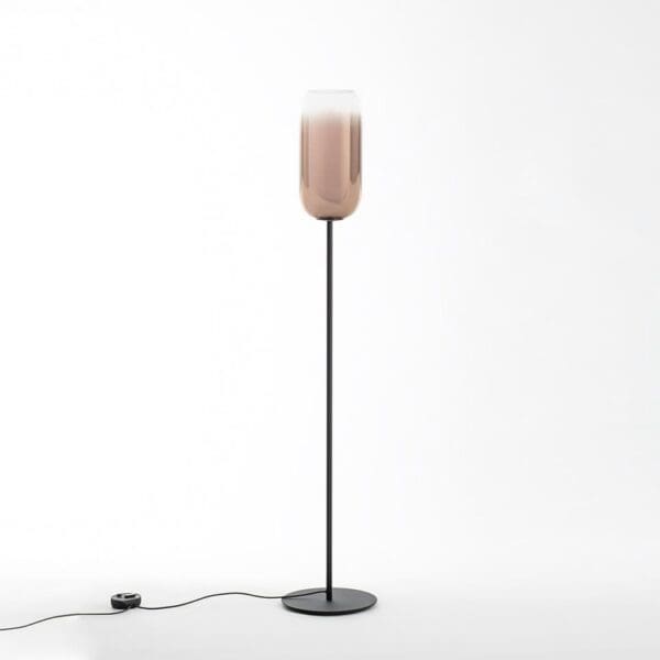 Artemide GOPLE F black structure - copper diffuser