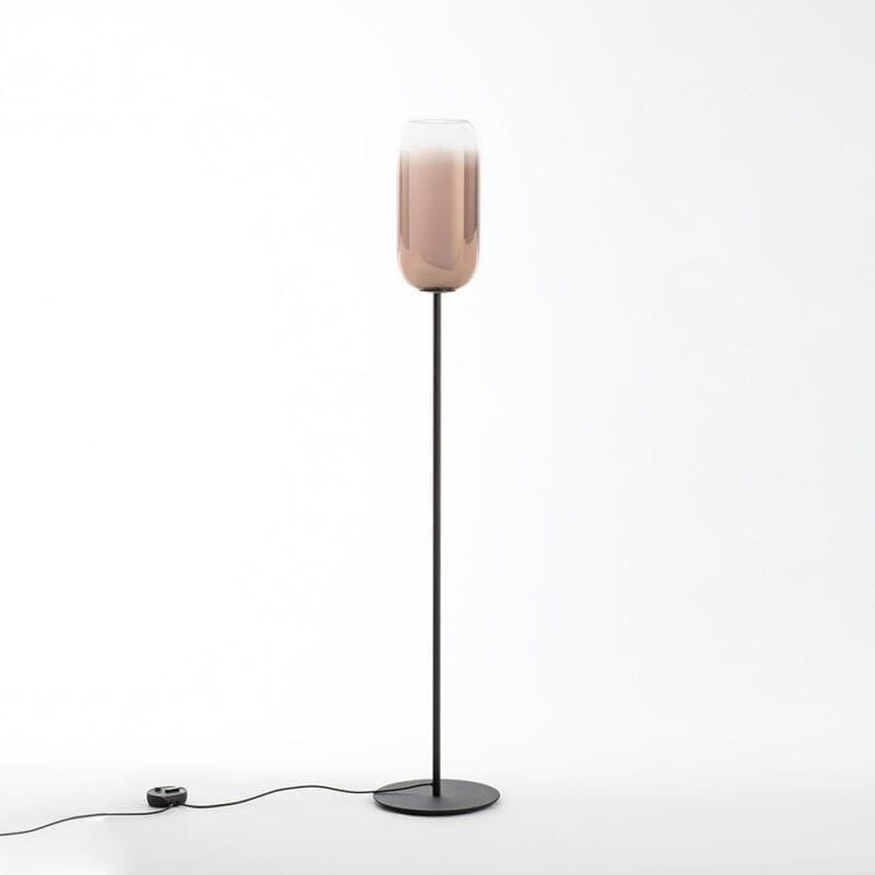 Artemide GOPLE FLOOR struttura nero, diffusore rame