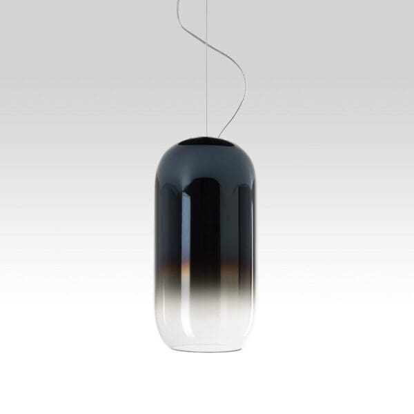 Artemide GOPLE S black structure - sapphire blue diffuser