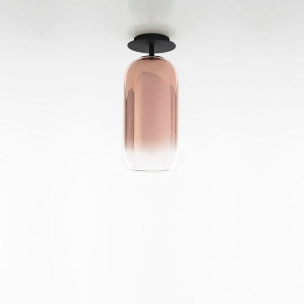 Artemide GOPLE MINI C black structure - copper diffuser
