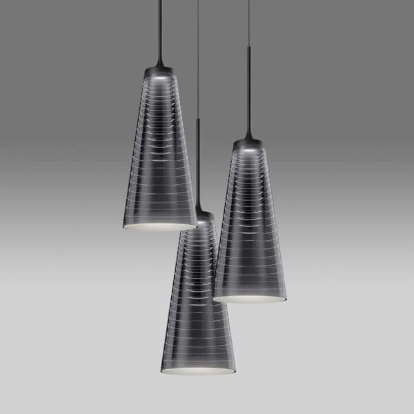 Artemide LOOK AT ME 21 CLUSTER 3 struttura e diffusore nero - Artemide APP