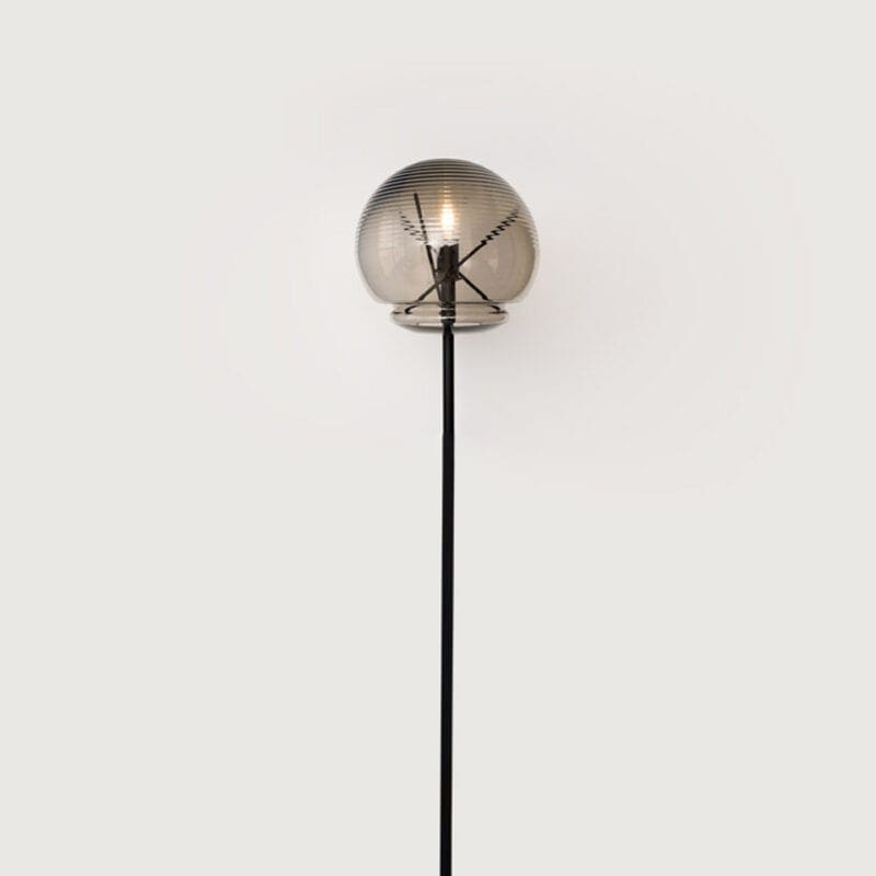 Artemide VITRUVIO F black structure, smoked diffuser