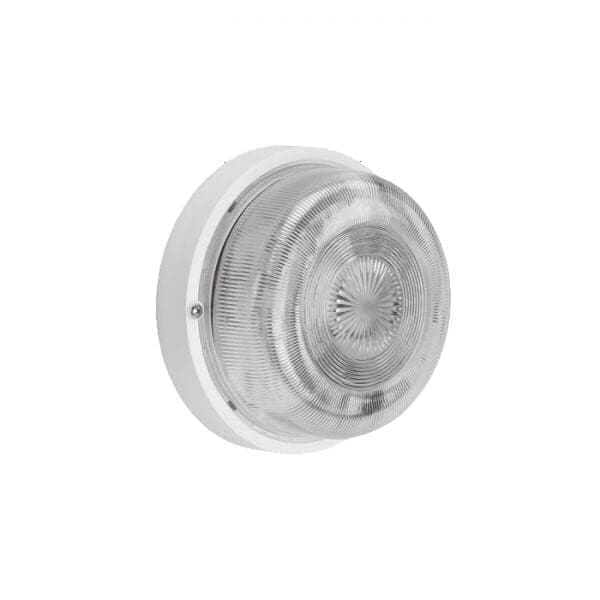 Lombardo TARTARUGA tonda 20cm senza gabbia - Diffusore vetro - bianco