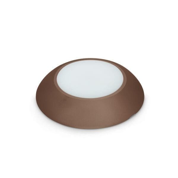 Lombardo CNC 100 UP LED 3000k - Diffuser poliglass - outdoor - corten