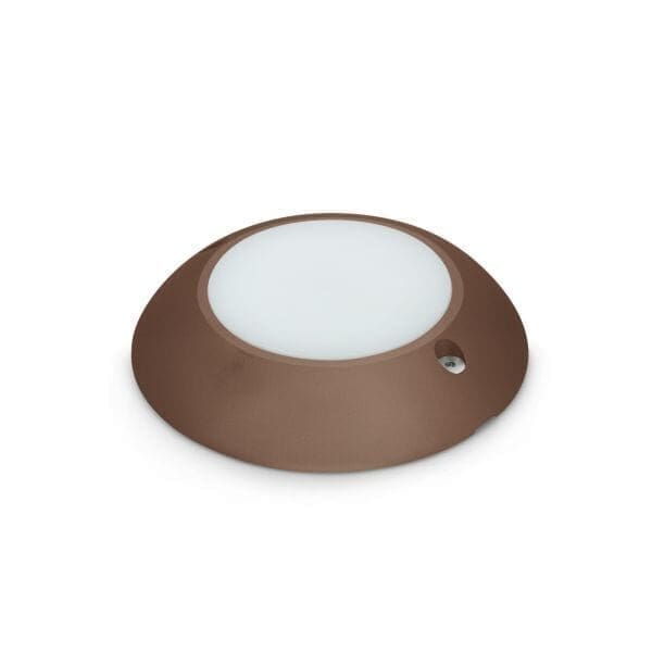 Lombardo CNC 100 C-UP LED 3000k - Diffusore poliglass - outdoor - corten