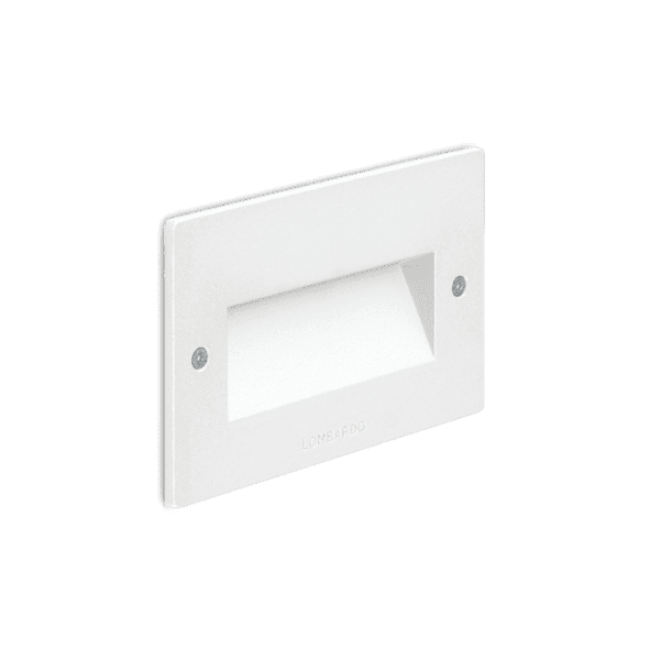 Lombardo FIX 504 LED 3000k - Diffusore vetro - outdoor -bianco