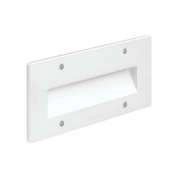 Lombardo FIX 506 LED 3000k - Diffusore vetro - outdoor -bianco