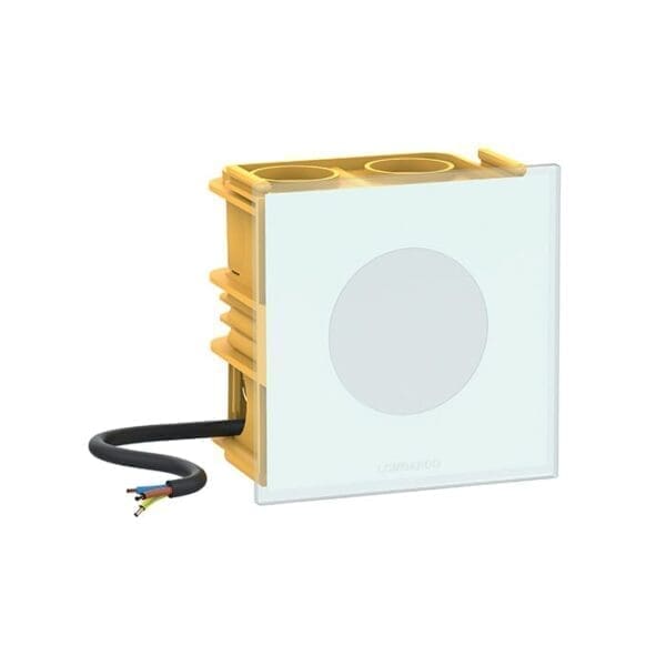 Lombardo Kit-03 PIN Q LED 3000k - Diffusore trasparente - outdoor - serigrafia corten