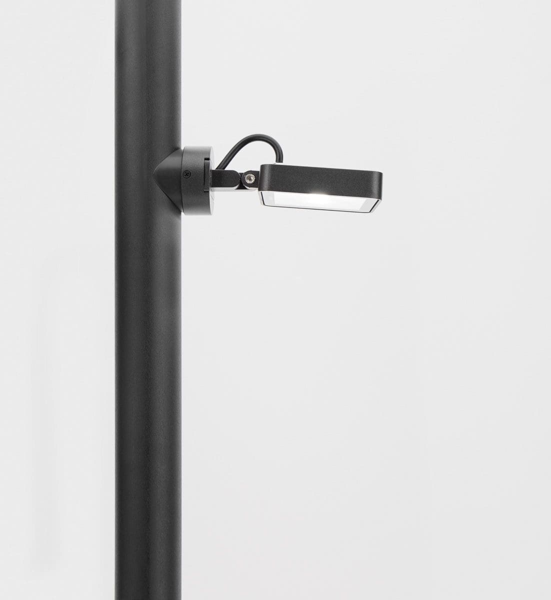 Lombardo Kit-20 TAG 21cm Side LED 3000k  - Diffuser transparent  - outdoor - anthracite