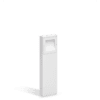 Lombardo KOI 11cm Post H40cm LED 3000k - Diffuore vetro - outdoor - bianco
