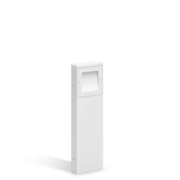 Lombardo KOI 11cm Post H40cm LED 3000k - Diffuore vetro - outdoor - bianco