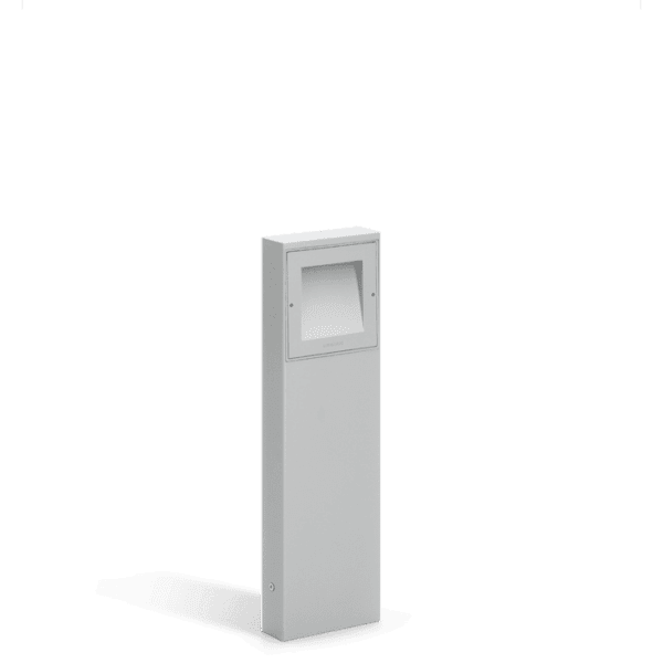 Lombardo KOI 11cm Post H40cm LED 3000k - Diffuore vetro - outdoor - grigio high tech