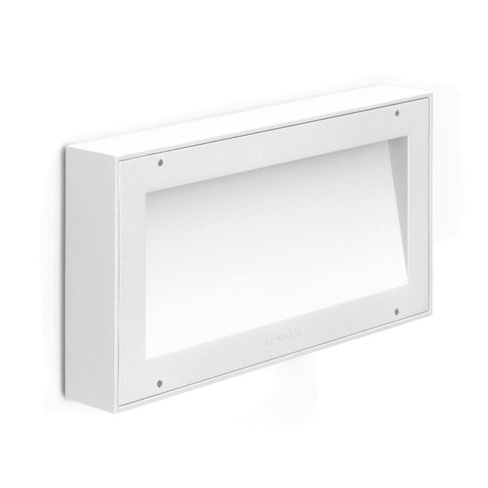 Lombardo KOI 22cm LED 3000k - Diffusore vetro - outdoor - bianco