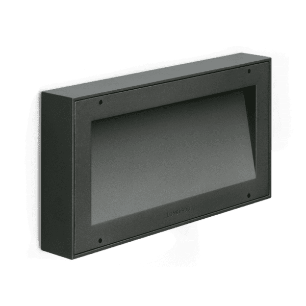 Lombardo KOI 22cm LED 3000k -  Diffusore vetro - outdoor - antracite