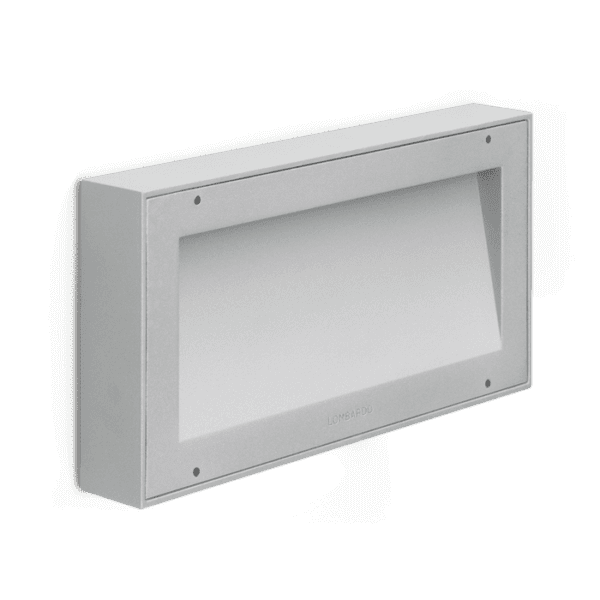 Lombardo KOI 22cm LED 3000k -  Diffusore vetro - outdoor - grigio high tech