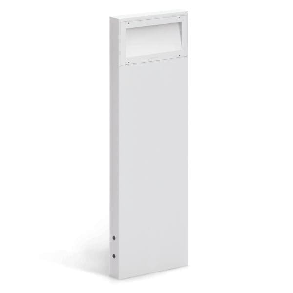 Lombardo KOI 22cm Post H60cm LED 3000k - diffusore vetro - outdoor -bianco