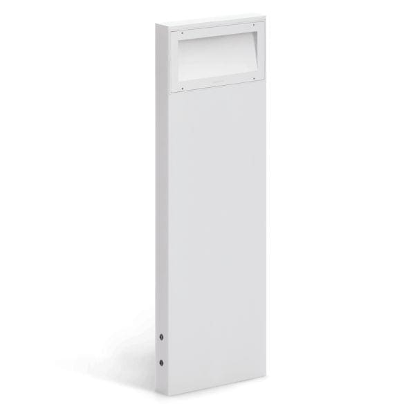 Lombardo KOI 22cm Post H60cm LED 3000k - diffusore vetro - outdoor -bianco