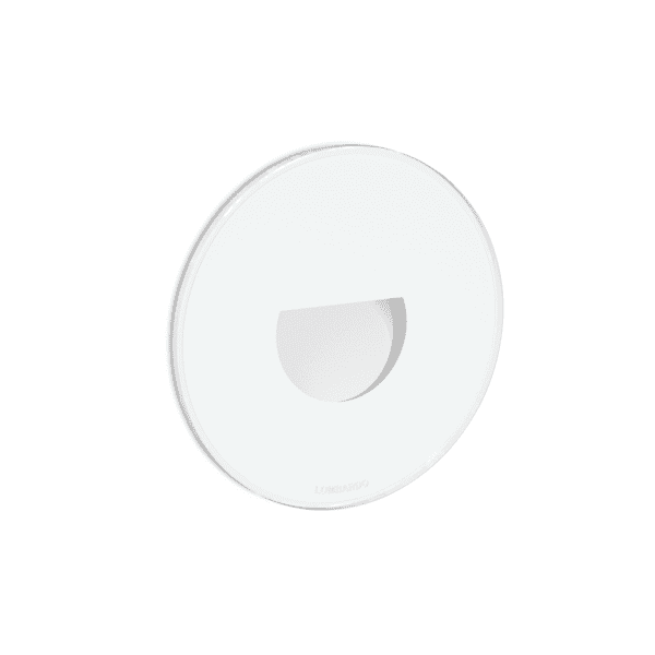 Lombardo PIN T Asimmetrico LED 3000k - Diffusore trasparente - outdoor - bianco