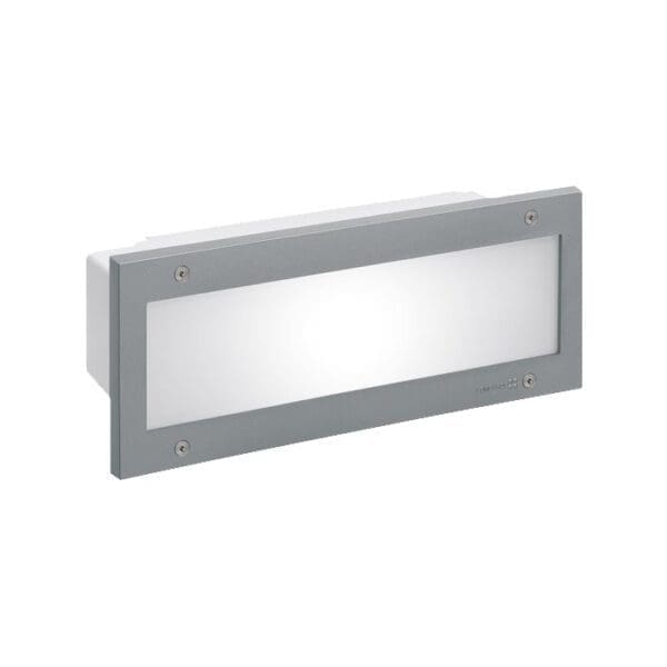 Lombardo STILE 33cm symmetric LED 3000k - Diffuser glass - outdoor - grey high tech
