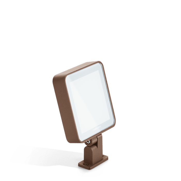 Lombardo TAG 11cm White LED 3000k - Diffuser opal - outdoor - corten