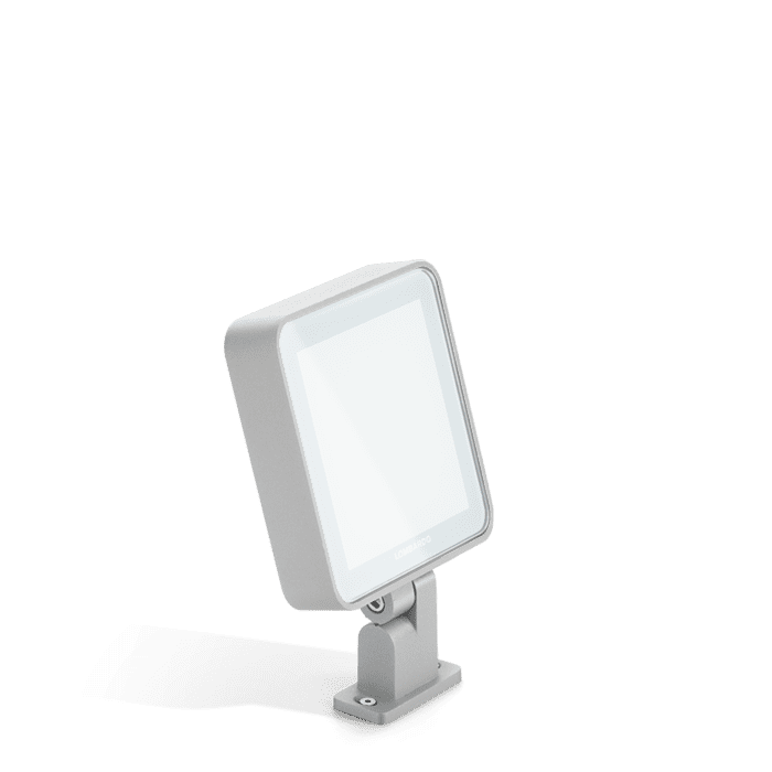 Lombardo TAG 11cm White LED 3000k - Diffusore opalino - outdoor - grigio high tech