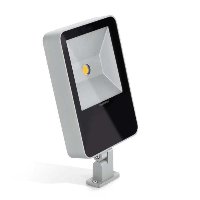 Lombardo TAG 21cm LED 3000k - Diffusore trasparente - outdoor - grigio high tech