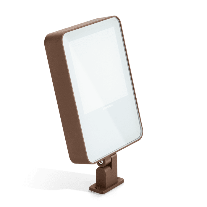 Lombardo TAG 21cm White LED 3000k - Diffuser opal - outdoor - corten