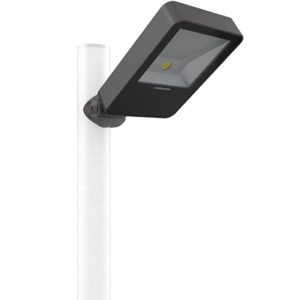 Lombardo Kit-21 TAG 21cm Asymmetric Side LED 3000k - Diffuser transparent - outdoor - corten