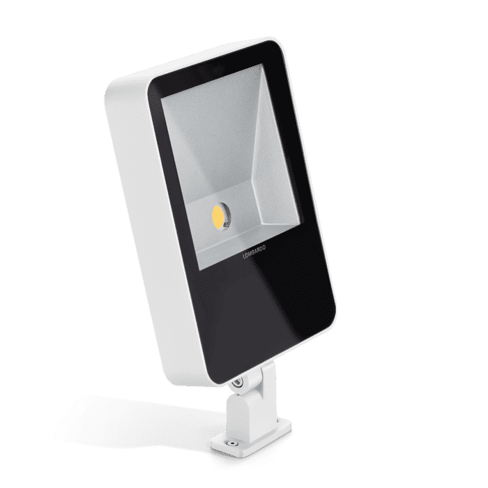 Lombardo TAG 21cm Asimmetrico LED 3000k - Diffusore trasparente - outdoor - bianco
