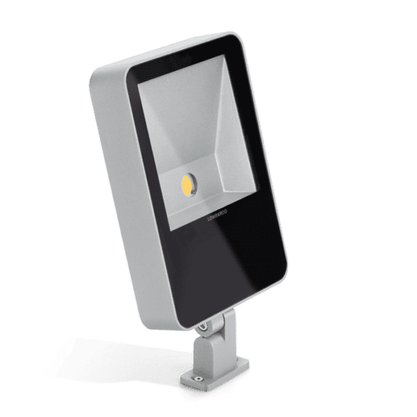 Lombardo TAG 21cm Asimmetrico LED 3000k - Diffusore trasparente - outdoor -  grigio high tech