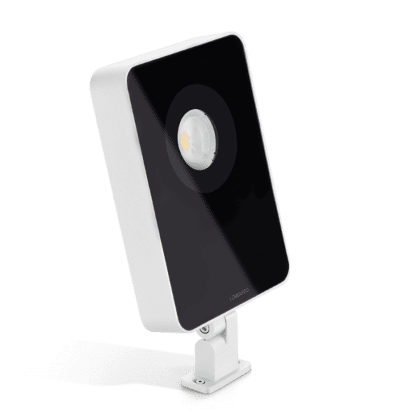 Lombardo TAG 21cm POWER 90° LED 3000k - Diffusore trasparente - outdoor - bianco