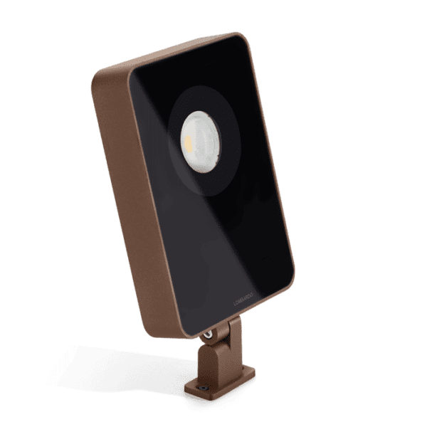 Lombardo TAG 21cm POWER 90° LED 3000k - Diffuser transparent - outdoor -  corten