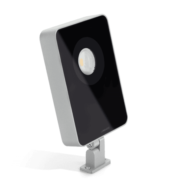 Lombardo TAG 21cm POWER 90° LED 3000k - Diffusore trasparente - outdoor - grigio high tech