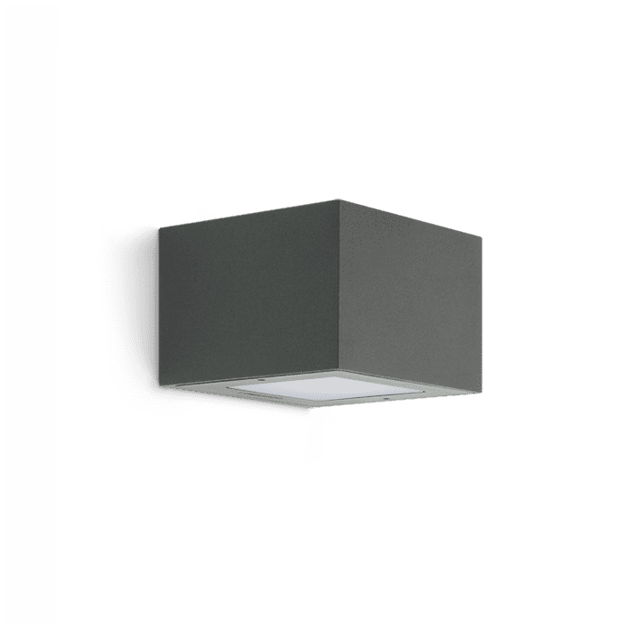 Lombardo TREND Up&Down 11cm LED 3000k 7W - Doppia Emissione - Diffusore Poliglass - outdoor - antracite