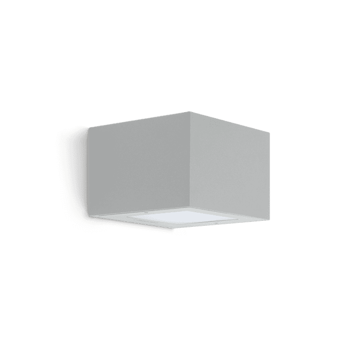 Lombardo TREND 11cm LED 3000k 4W - Mono Emissione - Diffusore Poliglass - outdoor - grigio high tech