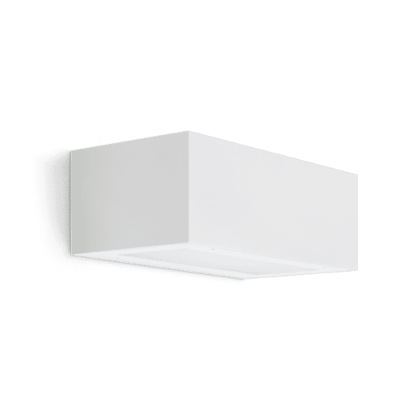 Lombardo TREND 22cm LED 3000k 15W - Mono Emissione - Diffusore Poliglass - outdoor - bianco