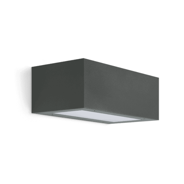 Lombardo TREND 22cm LED 3000k 18W - Mono Emissione - Diffusore Poliglass - outdoor - antracite