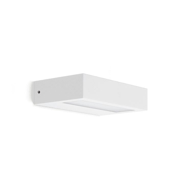 Lombardo TREND flat Up&Down 20cm LED 3000k - Bidirectional Light beam - Diffuser transparent - outdoor - white