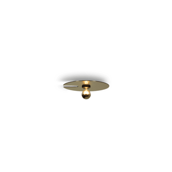 Wever Ducrè MIRRO 1.0 plafoniera da soffitto o parete - D.30cm - Oro