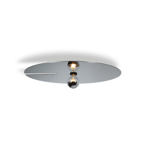 Wever Ducrè MIRRO 3.0 plafoniera da soffitto o parete - D.75cm - Nero cromato