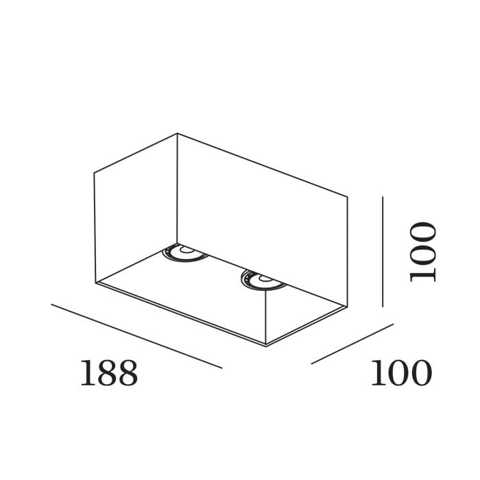 Wever e Ducrè BOX ceiling 2.0 - LED 3000K - black - Image 3