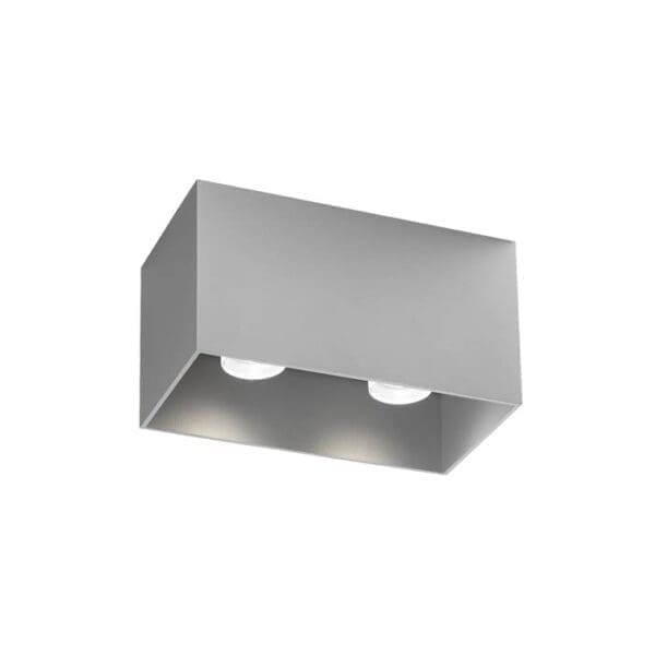 Wever e Ducrè BOX soffitto 2.0 - LED 3000K - alluminio spazzolato