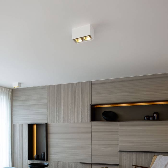 Wever e Ducrè BOX soffitto 2.0 - LED 3000K - rame - immagine 2