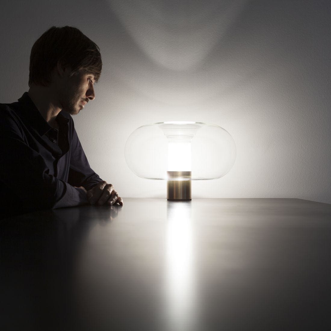 Fontana Arte FONTANELLA large table - brass - Image 4