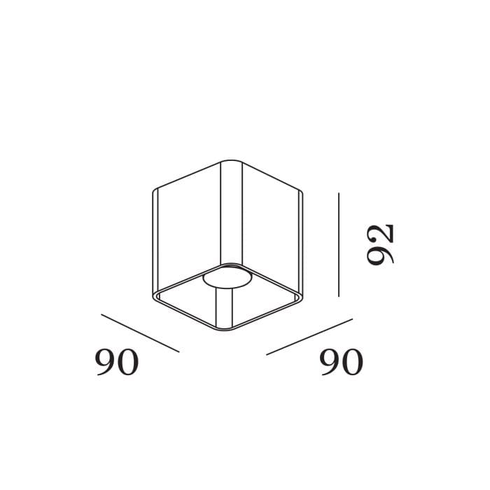 Wever e Ducrè DOCUS ceiling 1.0 - LED 2700K - copper - Image 3