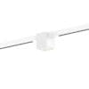 Wever e Ducrè BOX MINI ON TRACK 1.0 - LED 2700K - bianco con adattatore bianco