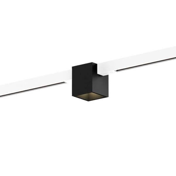 Wever e Ducrè BOX MINI ON TRACK 1.0 - LED 2700K - nero e bronzo con adattatore bianco