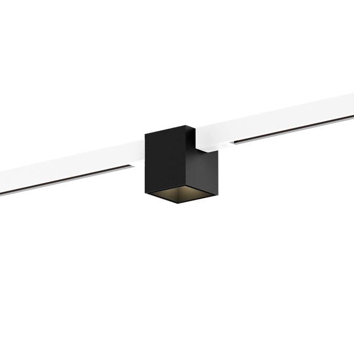 Wever e Ducrè BOX MINI ON TRACK 1.0 - LED 3000K - black and bronze with white adapter