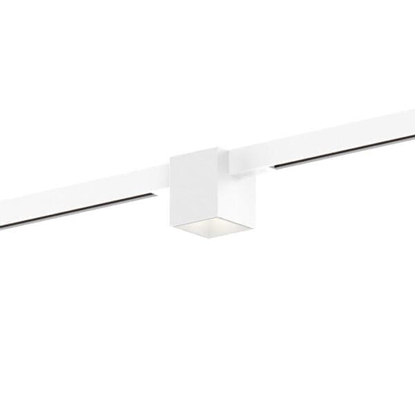 Wever e Ducrè BOX MINI ON TRACK 1.0 - LED 3000K - bianco con adattatore bianco